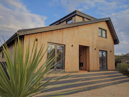 Completed in 2020, this self-build eco beach house was designed for a Client who required an extremely light, space efficient and energy efficient home.