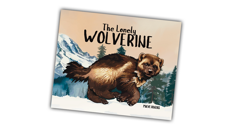 Cover of The Lonely Wolverine children’s book — wildlife story for kids