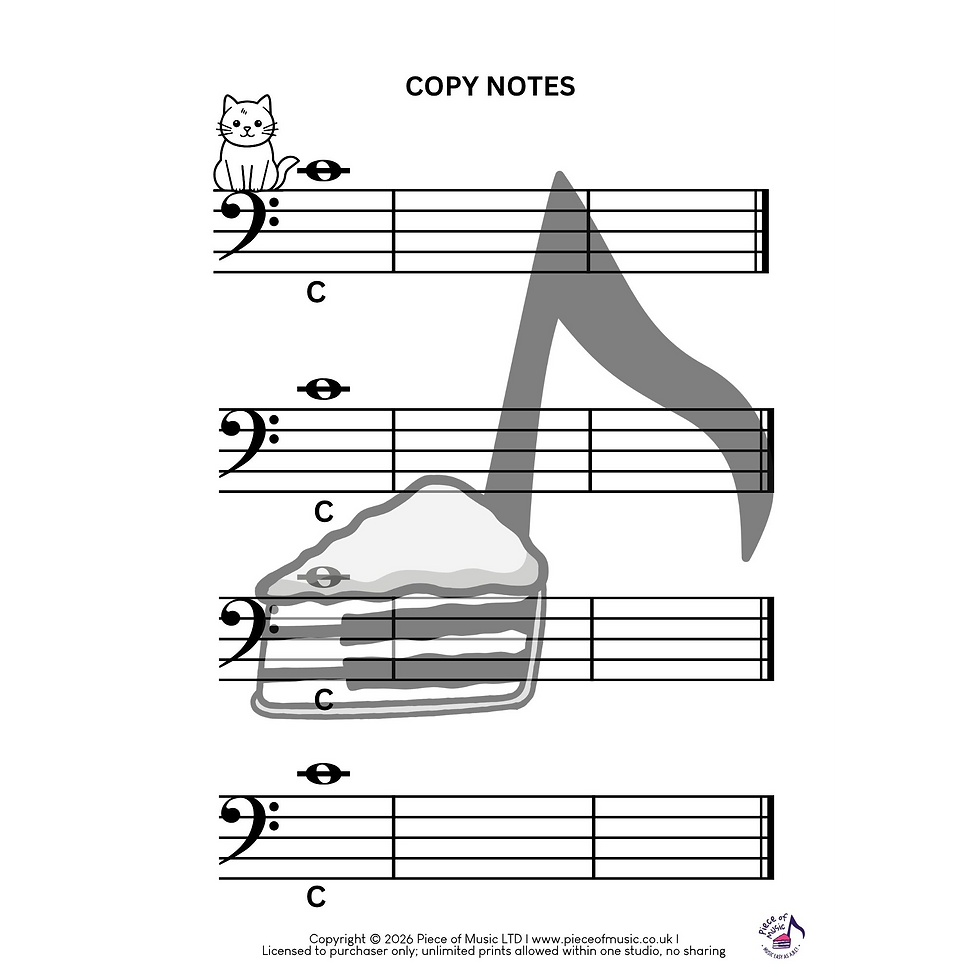 Thumbnail: Bass Clef Notes Workbook (F-C)