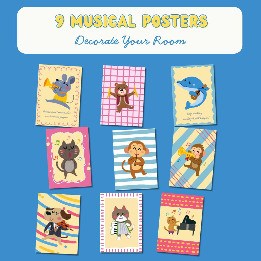 Musical Posters Set 4