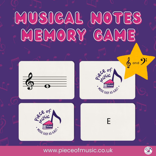 Musical Notes Memory Game | Piece of Music