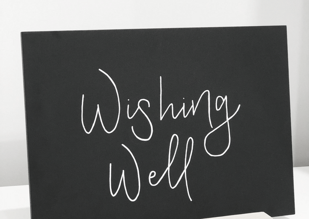 WISHING WELL SIGN