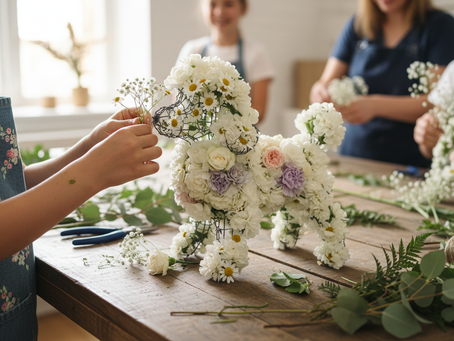 Kids Flower Doggy Workshop Creative Summer Fun