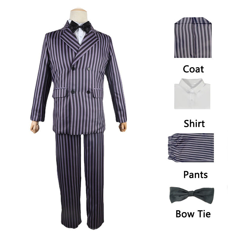 Thumbnail: In stock Adams Dad cosplay suit wig beard multiple options Halloween cosplay car