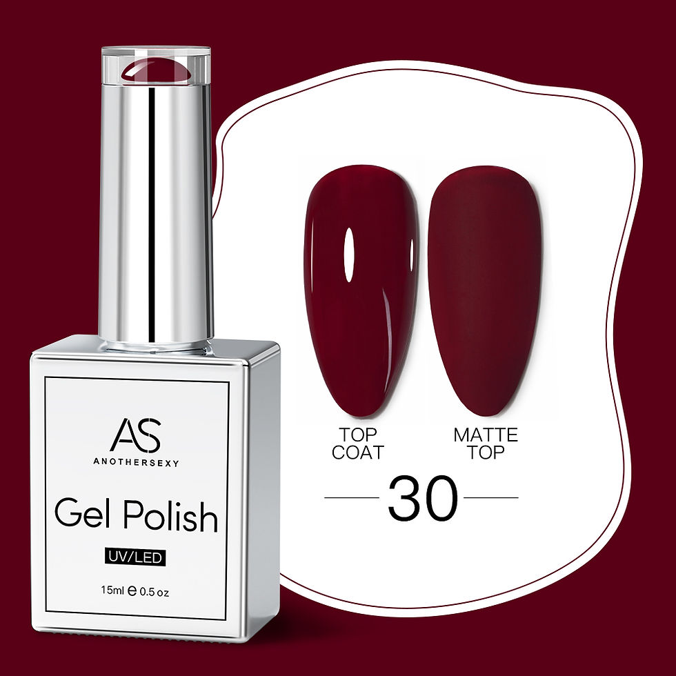 Miniaturbild: AS 15ml Tpo Free Hema Free  Base Coat Top Coat Gel Nail Polish Long Lasting Soak