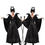 Miniatura: Anime Sleeping Curse Marlene Pherson Black Witch Halloween Dress Adult Robe Devi