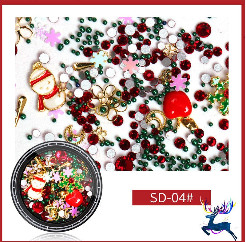 Miniatura: Nail Art Decorations Alloy Metal DIY 3D Nail Rhinestones
