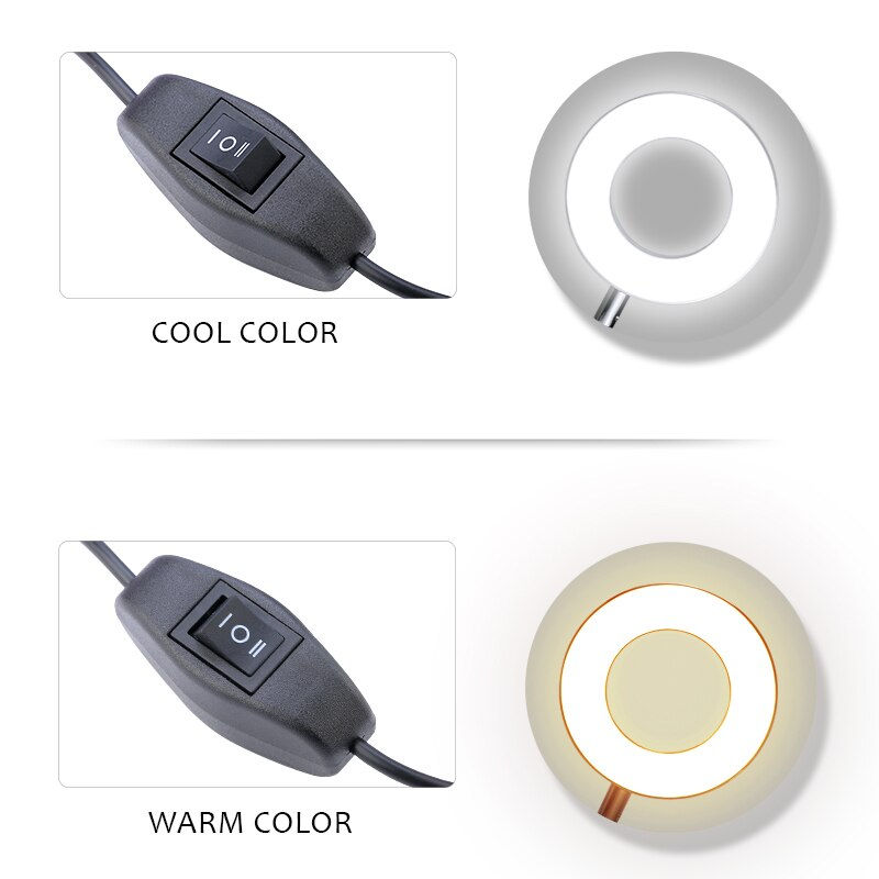Miniatura: LED Eyelash Extension Light Beauty Light Cold and Warm