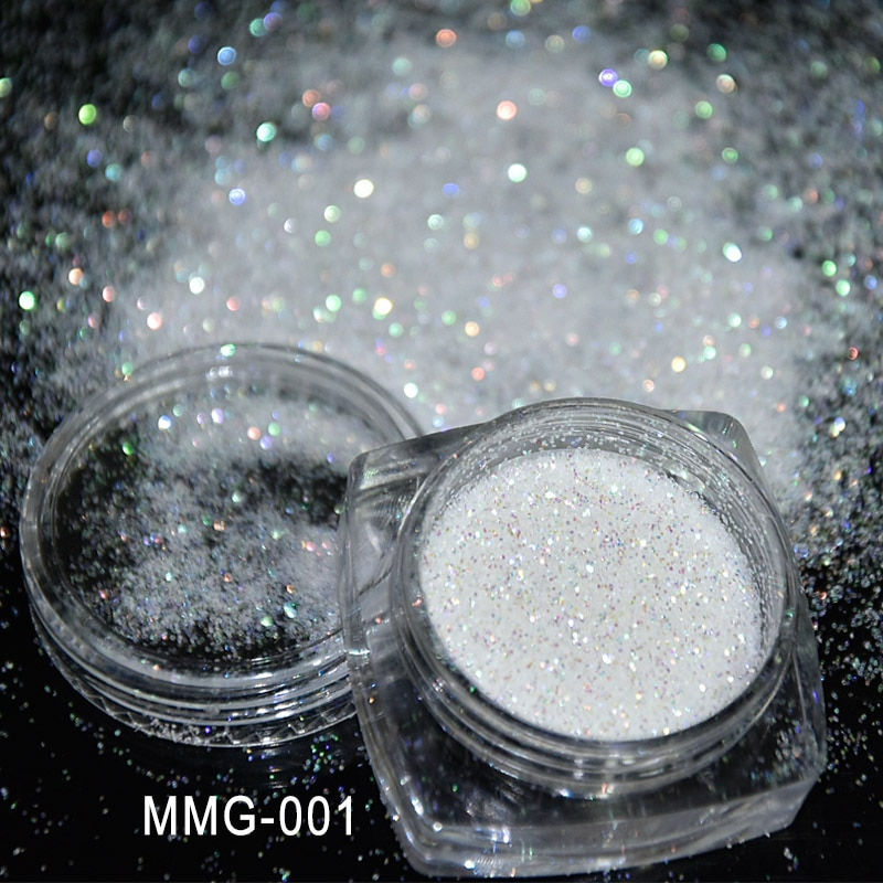 Thumbnail: Effect Glitter Sequins Iridescent Nail Star Dust Glitter 5 Grams1 Box