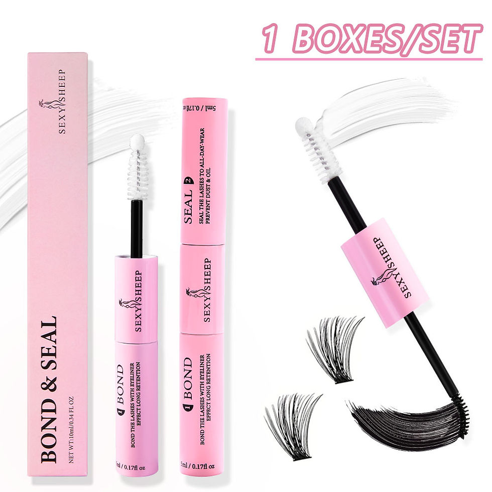 Thumbnail: Eyelash Glue and Seal for Eyelash Clusters Strong Fixed  Eyelash Glue Lasting 48