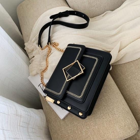 Thumbnail: Special Lock Design Travel Handbags