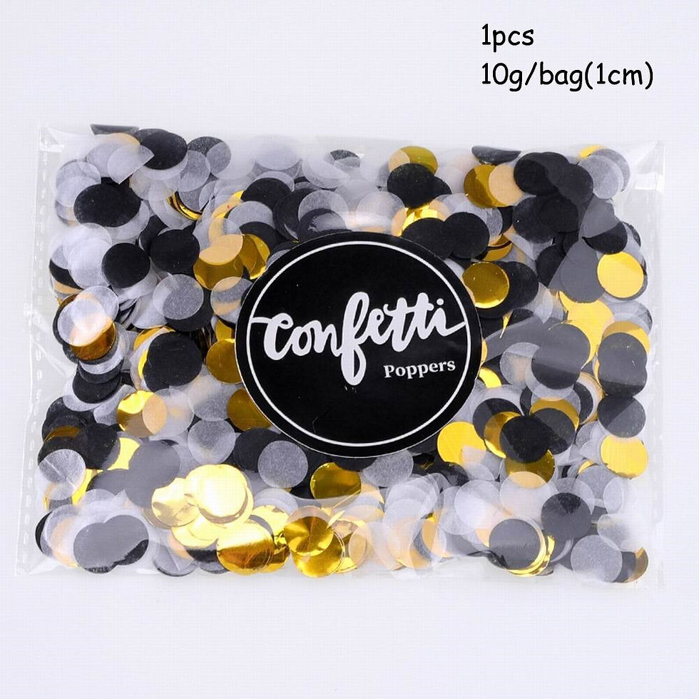 Miniaturbild: 10pcs/Lot Clear Balloons Gold Star Foil Confetti Transparent Balloons Happy Birt