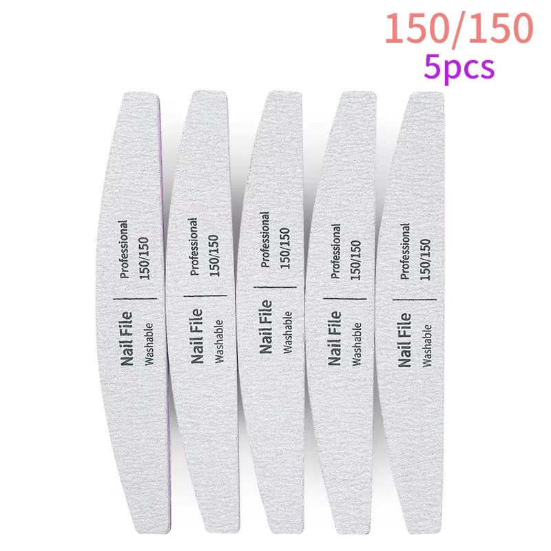 Miniatura: Nail File 100 to 180 Professional Tools Emery for Manicure Lime 240 Sandpaper Ge