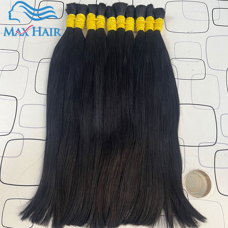 Thumbnail: Human Hair Bulk Loose Wave No Weft Hair Bundles For Braiding Deep Hair Braiding 