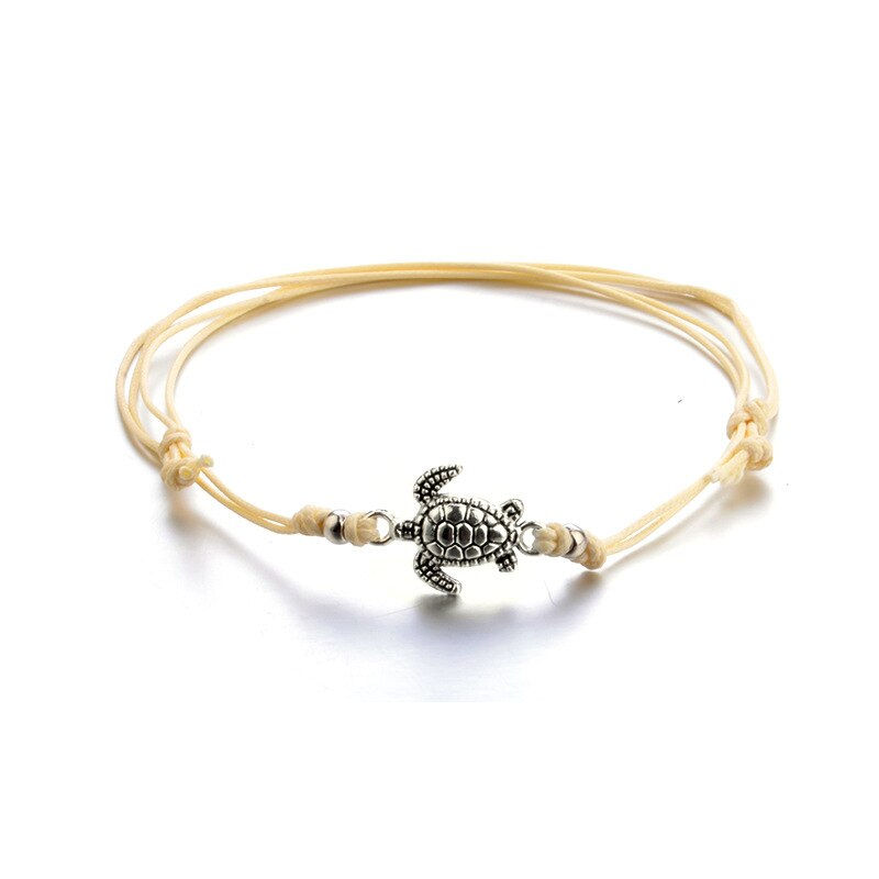 Thumbnail: Women Vintage Boho Ancient Sea Turtle Tortoise Anklet Bracelet Hand