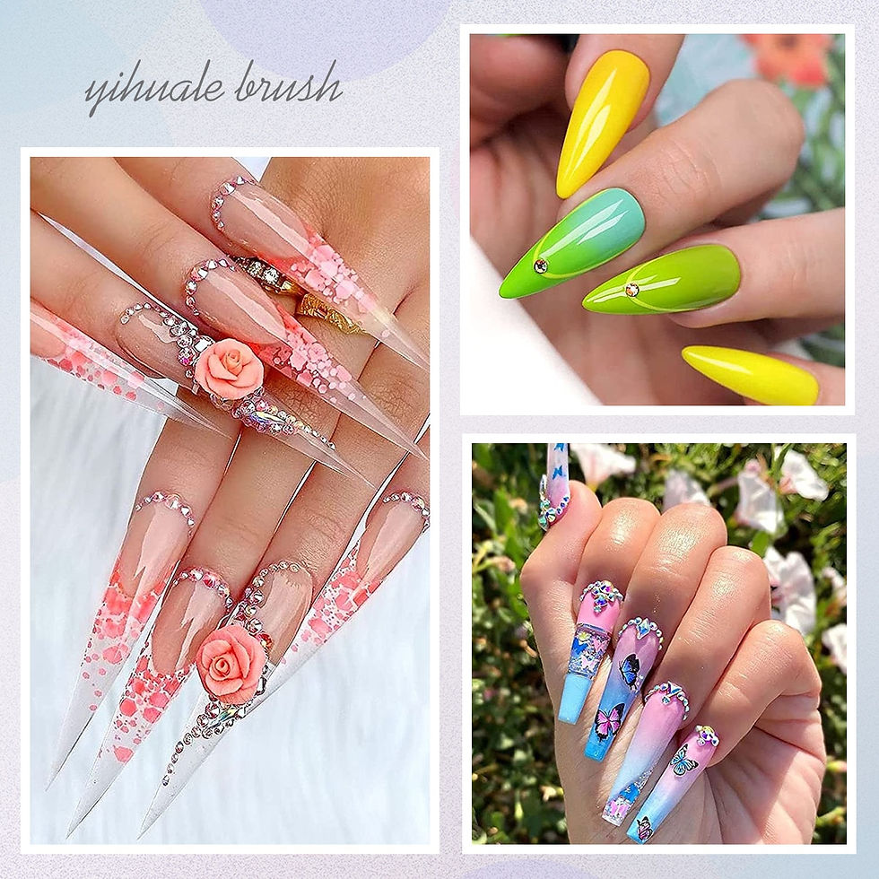 Miniatura: Eval Kolinsky Nail Brushes Acrylic Nail Pen Brush UV Gel Extension Nail