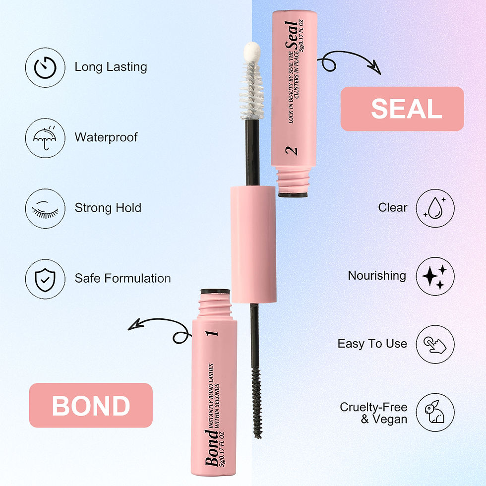Thumbnail: Eyelash Bond and Seal for DIY Lash Clusters Long Lasting Lash Glue Hold 48-72 Ho