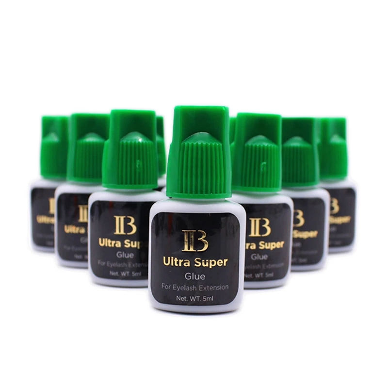 Miniatura: 5/10Pcs IB Glue Ultra Super Green Cap Eyelashes Glue Fast Drying Black Eyelash E