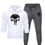 Miniatura: 2 Pieces Sets Tracksuit Men Skull Brand Autumn Winter Hooded Sweatshirt +