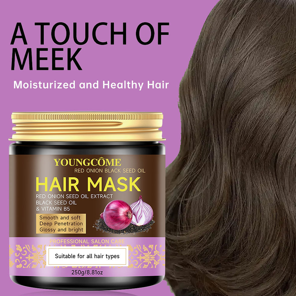 Thumbnail: Onion Hair Mask Moisturizing Hair Mask Strong Hair Heat Protection Anti-Breakage