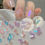 Miniatura: 10/20pcs Aurora Glitter 3D Colorful Butterfly Nails Jewelry