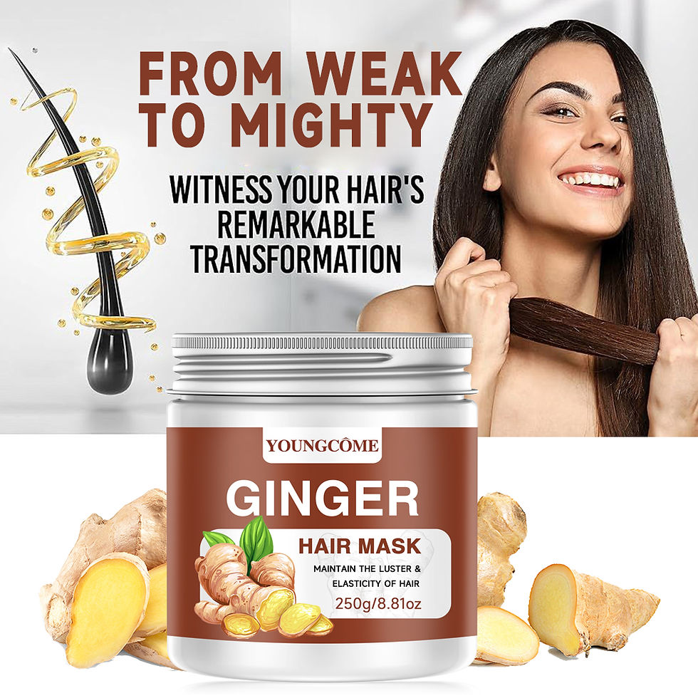 Ginger Hair Mask Rosemary Oil Hair Anti-Aging Support,hair Repair LossTreatment