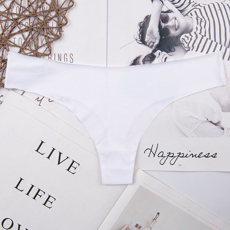 Miniatura: Cotton Low-Waisted Seamless Women Shapers High Waist  Control Knickers