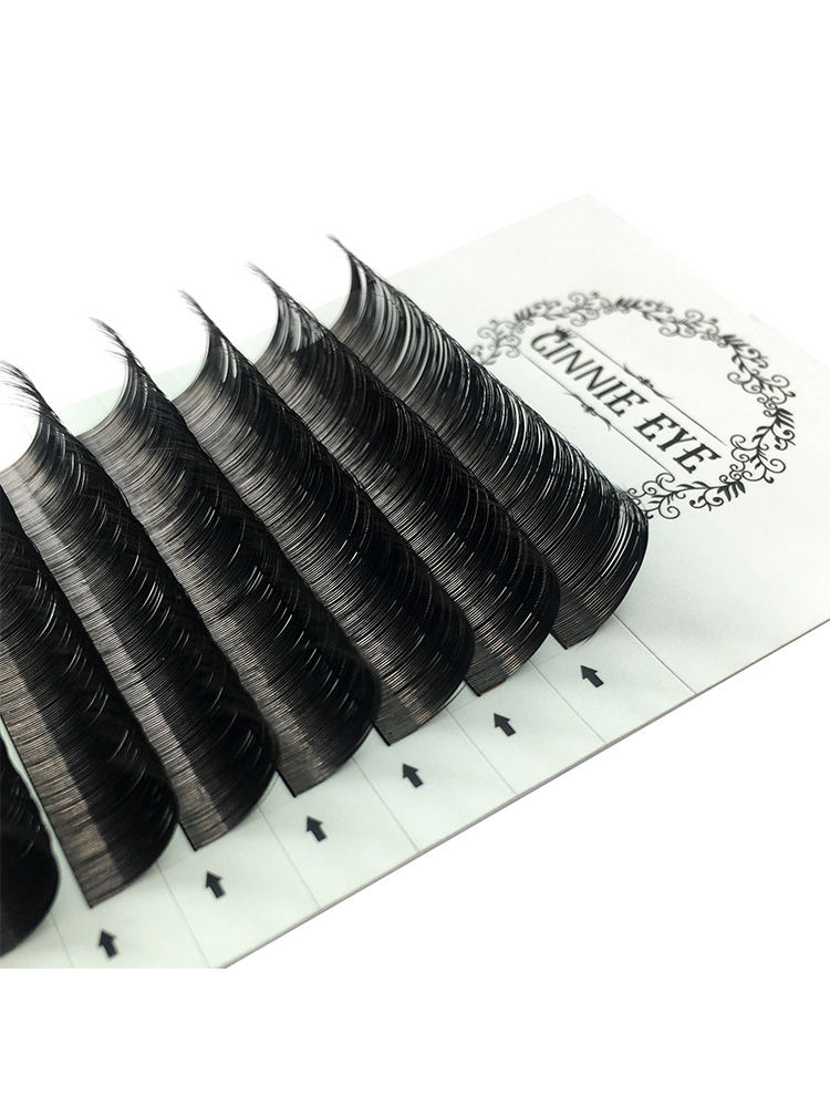 Thumbnail: New Ellipse Eyelashes Extension Flat Mink Lash Split Tips False Lash Makeup Indi