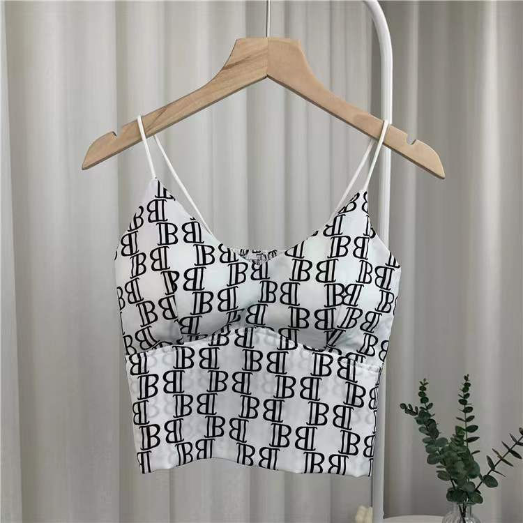 Thumbnail: Leopard Print Seamless Crop Top Camisole for Women Ice Silk Vintage Y2k Tube Top
