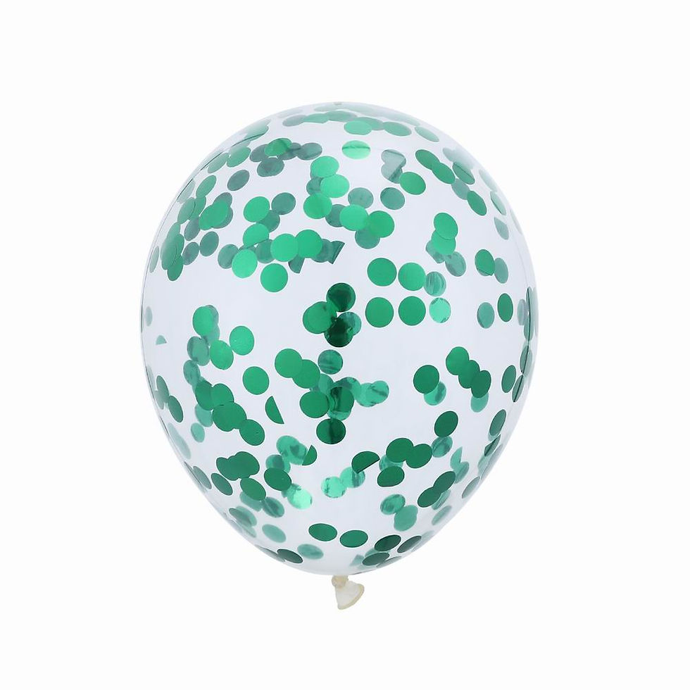 Thumbnail: 10pcs/Lot Clear Balloons Gold Star Foil Confetti Transparent Balloons Happy Birt