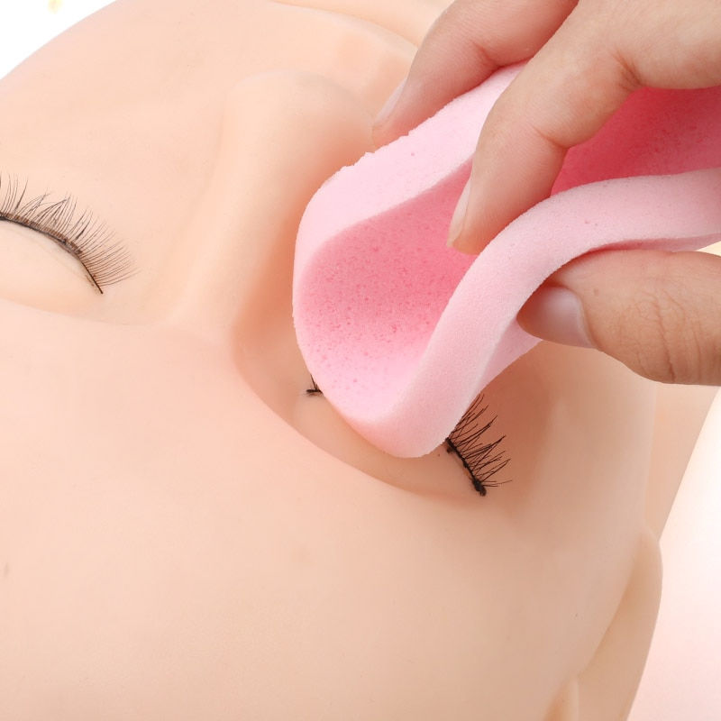 Miniatura: 12Pcs/Bag Compression Puff Cleansing Sponge Eyelash Sponge