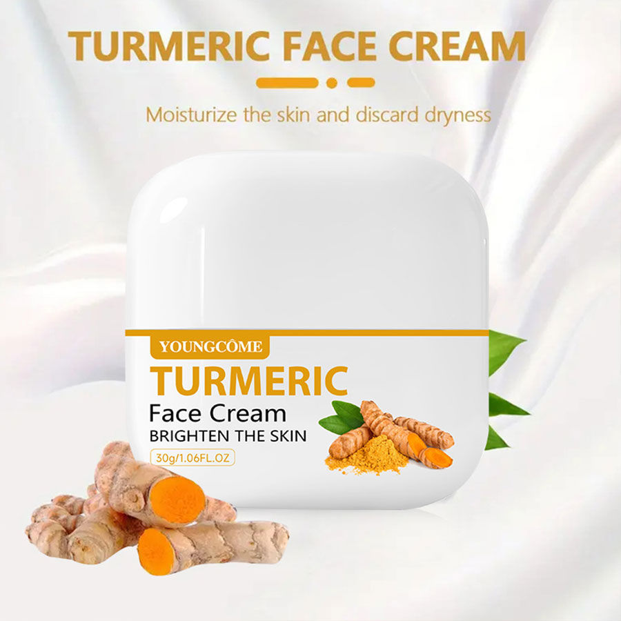 Thumbnail: Turmeric Face Cream Firming Lifting Fade Fine Lines Anti-Aging Reduce Wrinkle Li