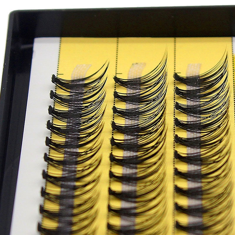 Miniatura: Extensions Ciglia Kimcci 60 Bundles Mink  Natural 3D Russian Volume