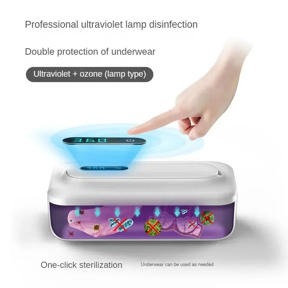 Miniatura: UV Nail Sterilization Box Rechargeable Anti Bacteria Disinfection Esterilizador 