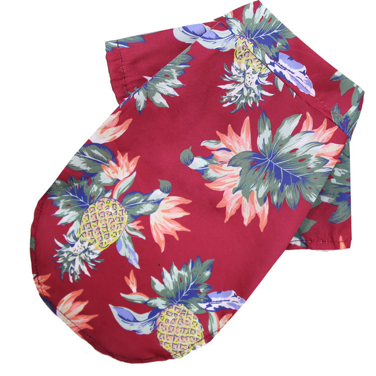 Miniaturbild: Fashion Summer Hawaiian Style Leisure Small Large Dog Pet Cat Shirt Clothes