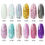 Thumbnail: Acrigel Glitter Poly Nail Gel Shiny Builder Gel Nail Polish Top Base