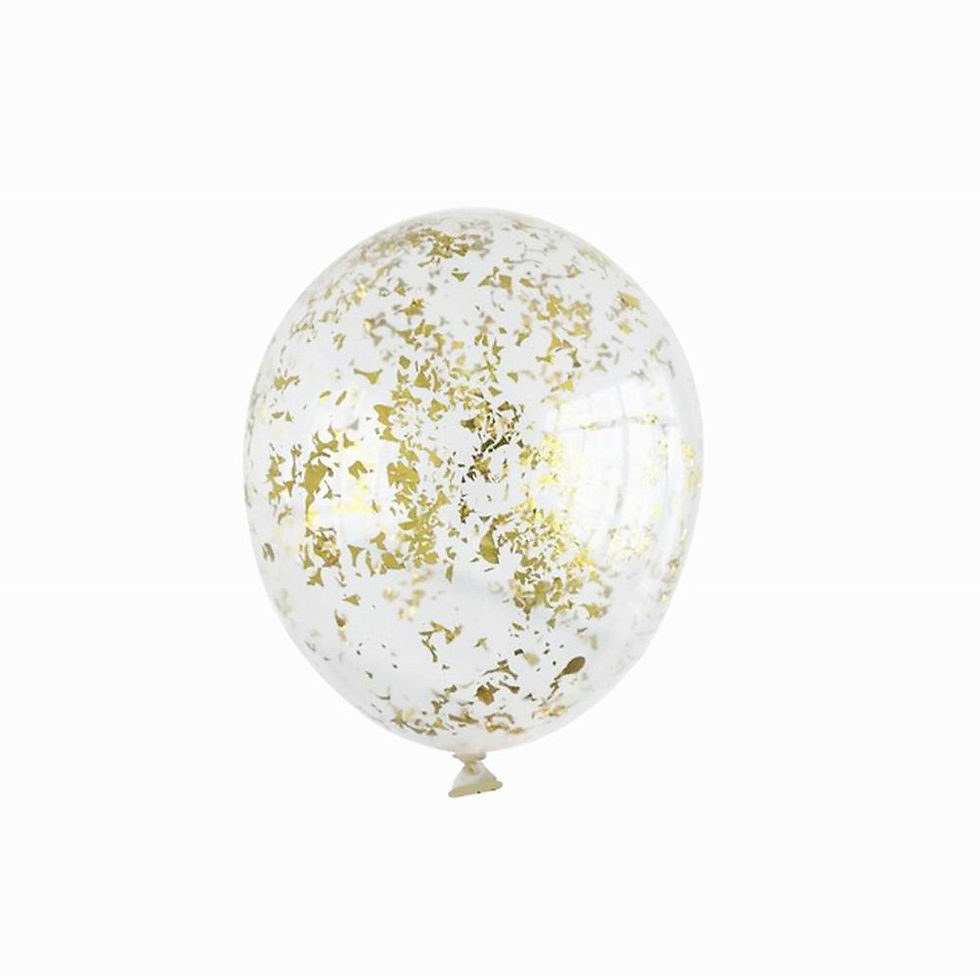 Miniatura: 10pcs/Lot Clear Balloons Gold Star Foil Confetti Transparent Balloons Happy Birt