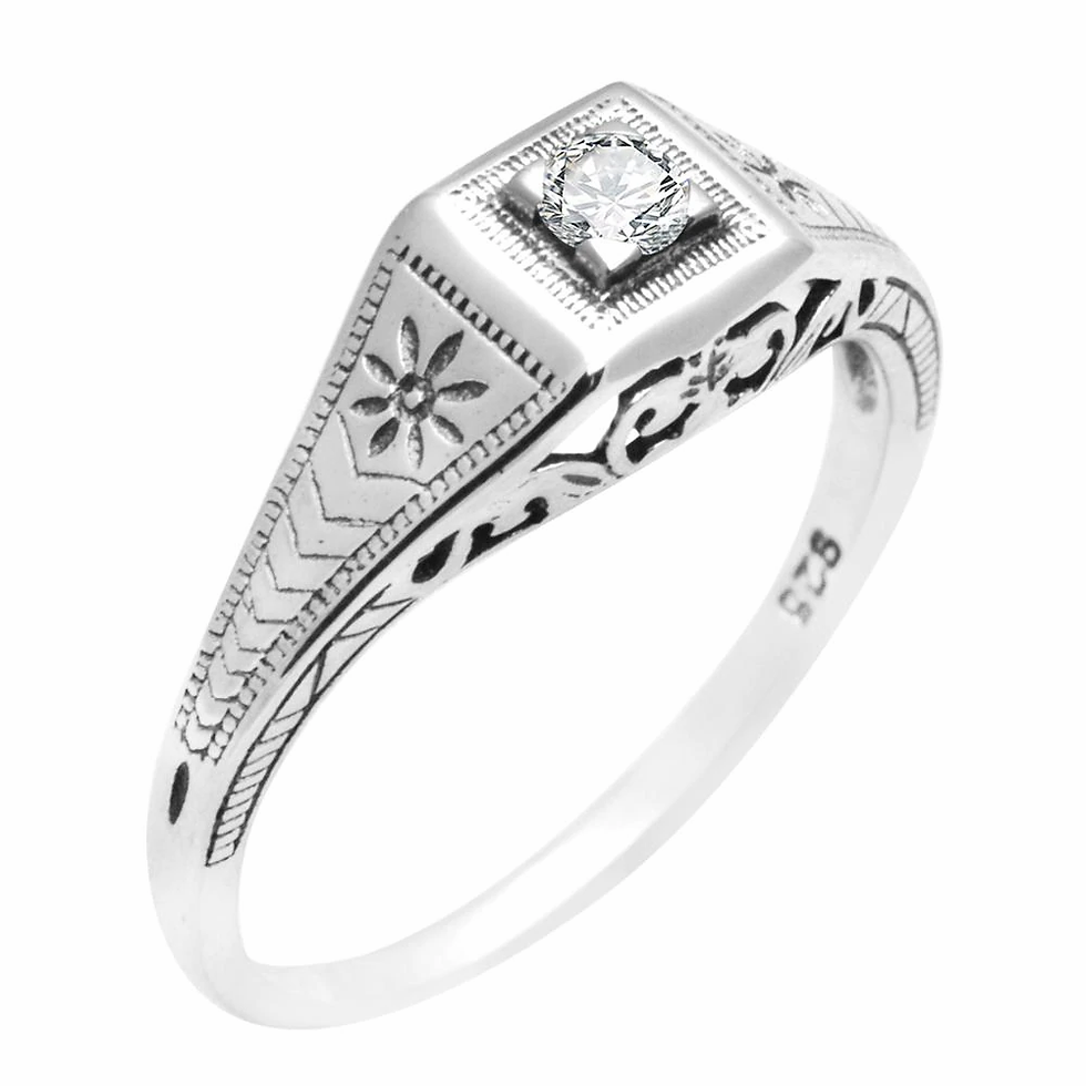 Miniaturbild: Annelli Real Moissanite Diamond bigiotteria-di-lusso