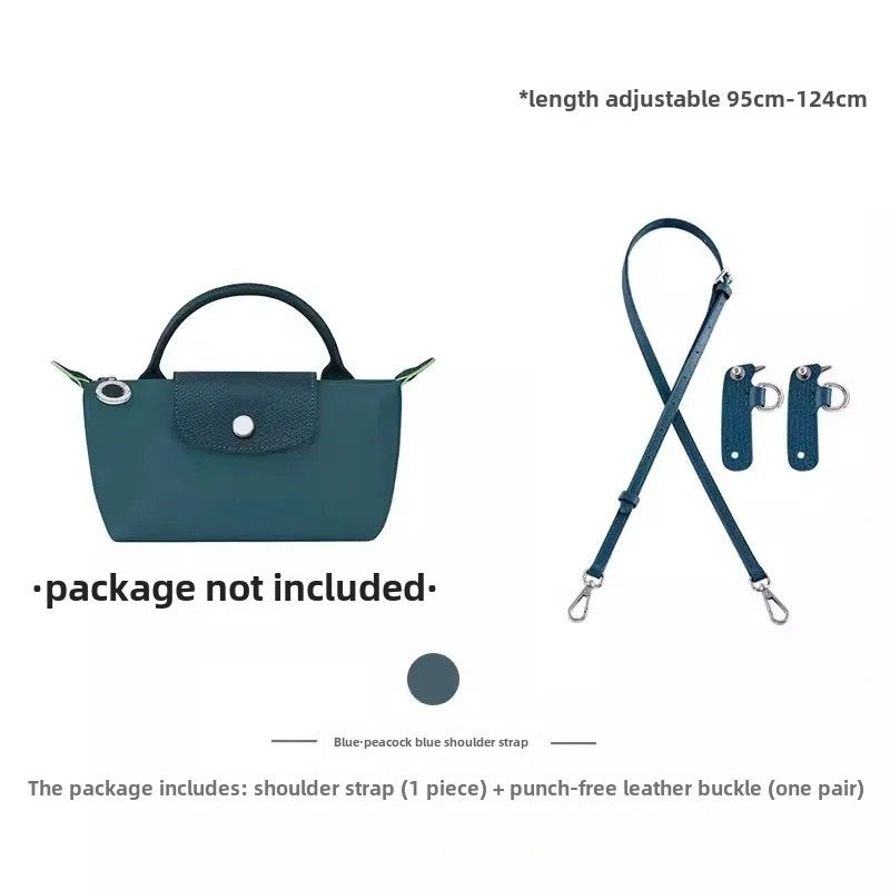 Thumbnail: Leather Replacement Crossbody Bag Strap Fit for Longchamp Mini Earthy Color Shou