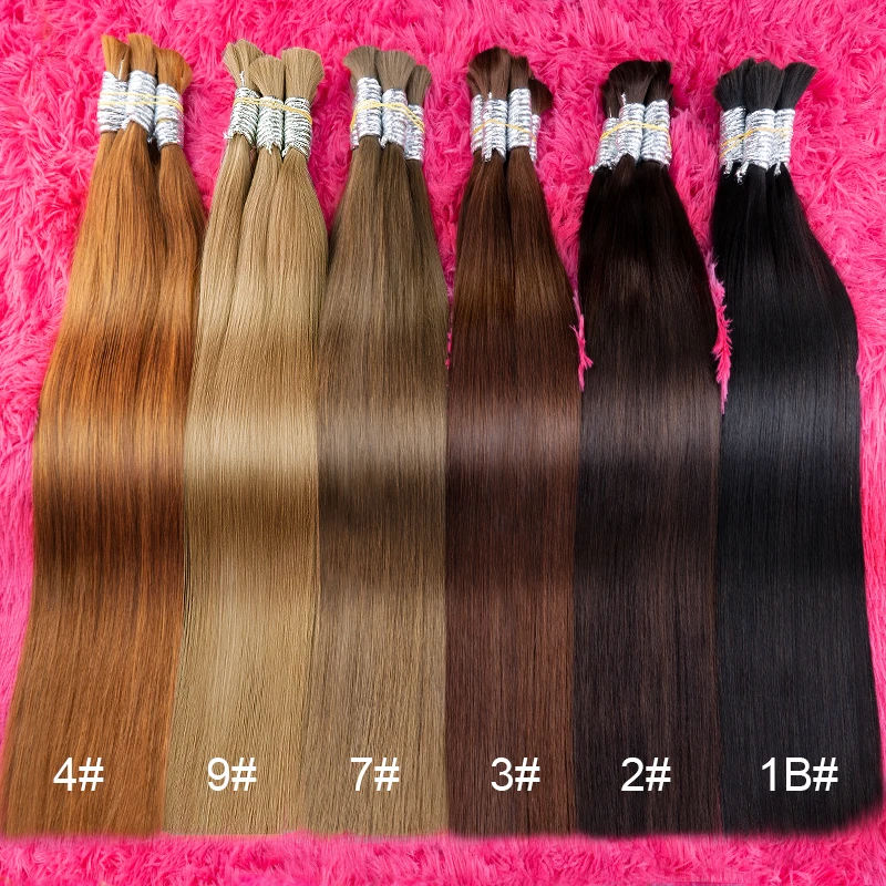 Miniatura: No Weft Vietnamese Hair Human Hair Bulk 613 100% Virgin Remy Straight Hair Bulk 