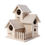 Miniatura: Creative Wooden Bird House Breeding Cage Box Feeding Nest Garden Backyard