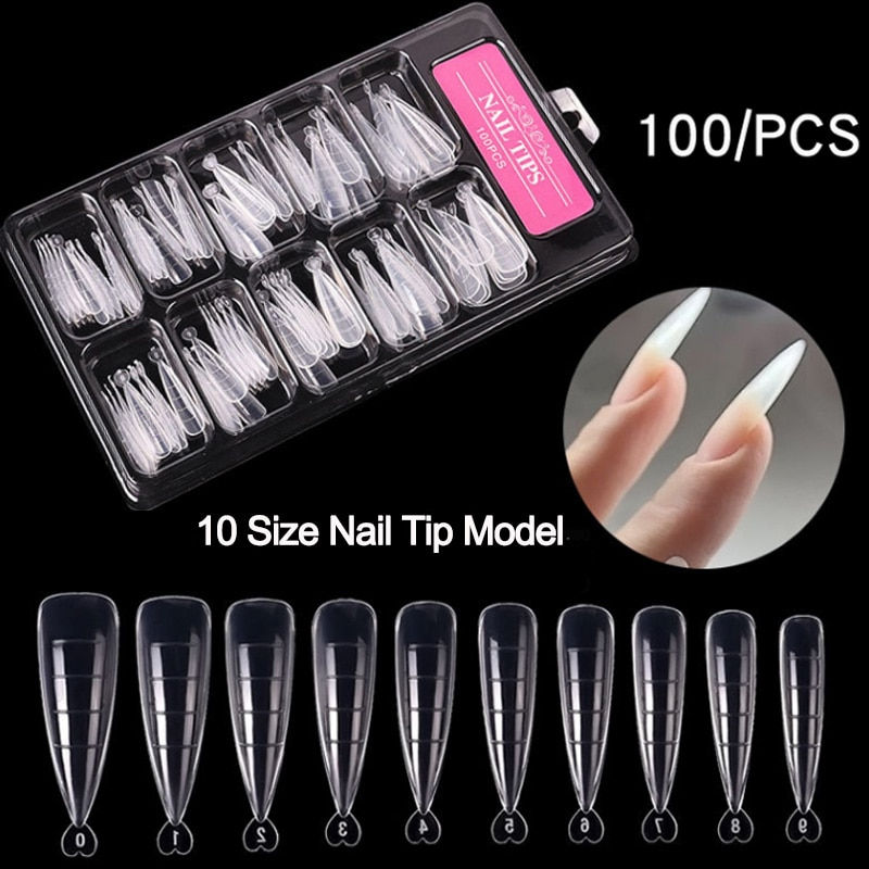 Miniatura: Nail Tips Sculpted Extension Nail Tips Set  Acrylic