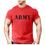 Miniatura: 2020 Fashion ARMY Letter Logo Printed T-Shirt Men's Casual  Exercise Sportswear