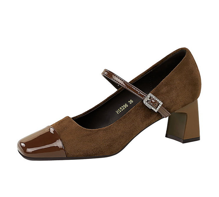 Miniatura: BIGTREE Shoes Leopard print Women Pumps Suede Middle Heel shoes Sexy Mary Jane S