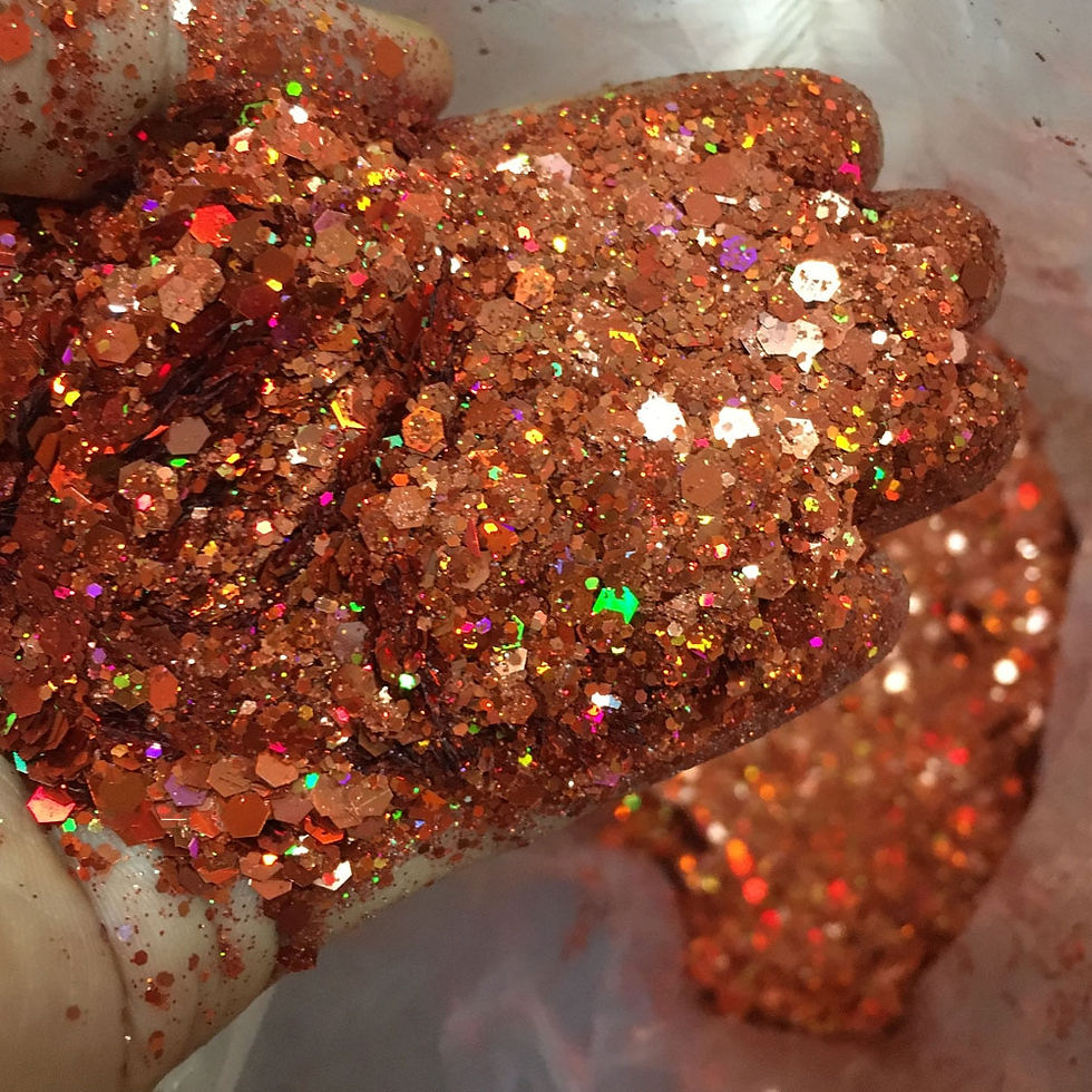 Miniaturbild: 10g Laser Nail Glitter Flakes Mix-Hexagon Holographic Sparkly Powder Nail Art