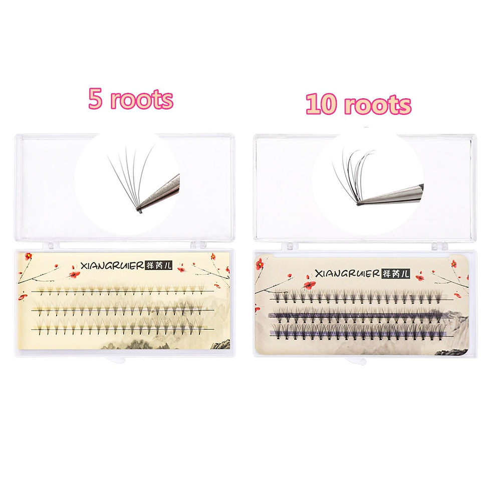 Miniatura: Extensions Ciglia Kit Practice Model Head Eye Pads Tweezers Glue Ring Brush