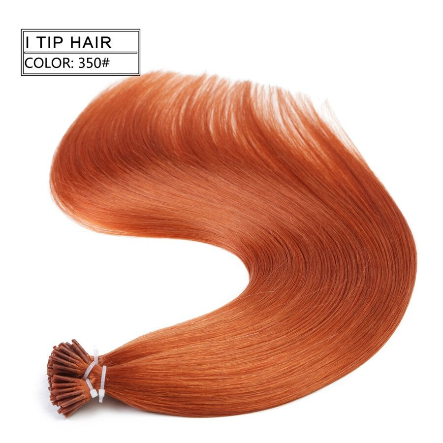 Miniaturbild: Keratin Hair Micro Ring I Tip Machine Remy Straight Pre-Bond Stick Human Hair