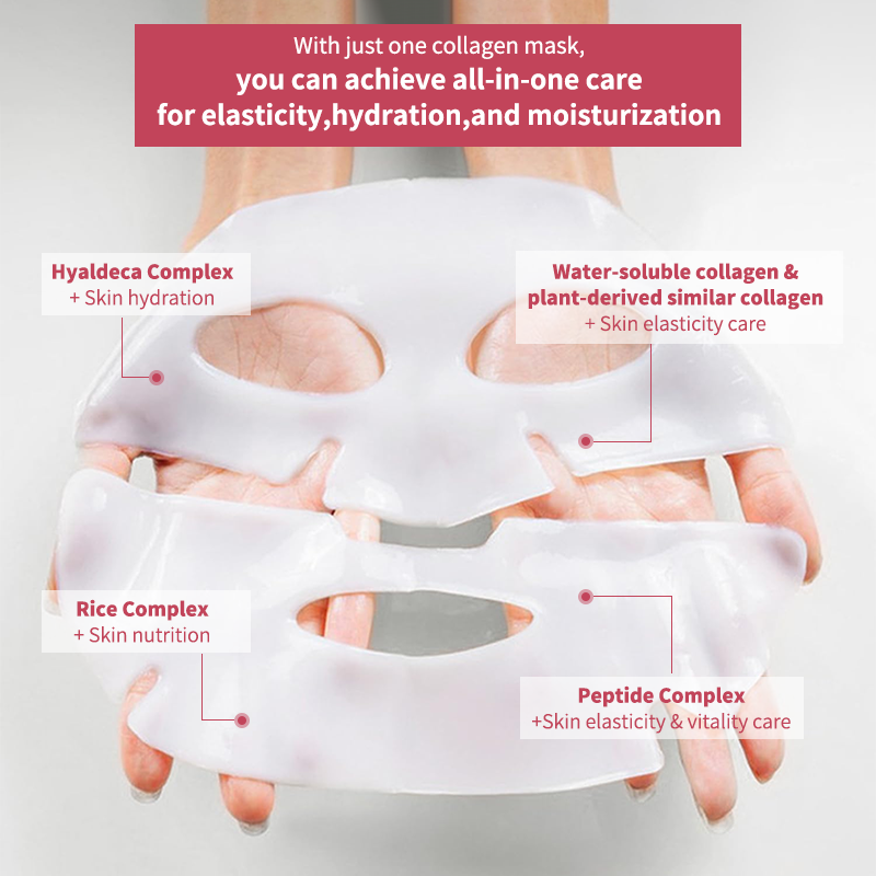 Thumbnail: Korean Bio Collagen Anti-aging Face Mask Hyaluronic Acid Deep Hydrating Moisturi