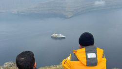 ENGLISH - FAROE SHIP | First cruise ship visit of the year to the Faroe Islands