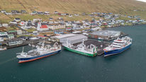 Port of Vagur filled with homebound vessels as Christmas approaches